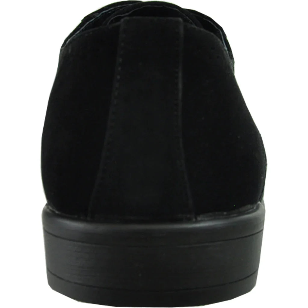 BRAVO Men Dress Shoe KING-3 Wingtip Oxford Shoe Black